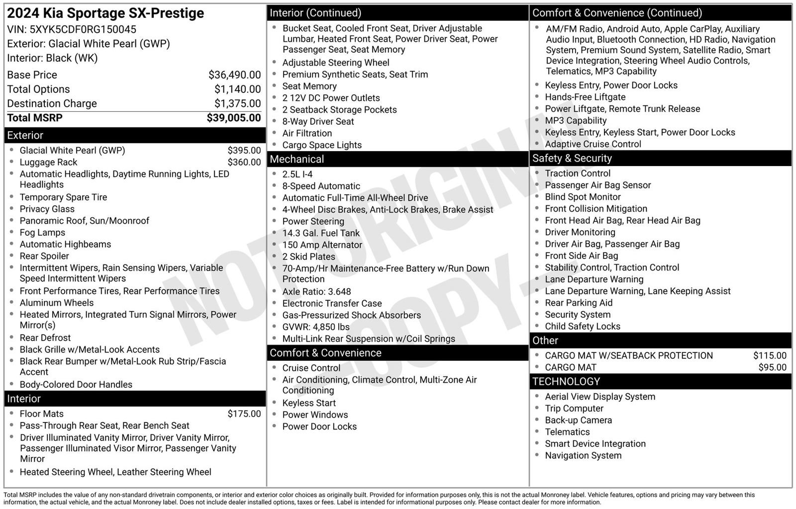 Used 2024 Kia Sportage SX image 3