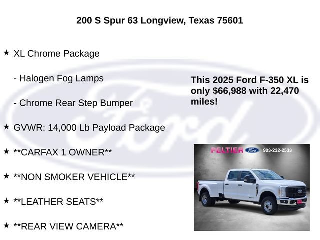 Used 2025 Ford F350 XL w/ XL Chrome Package AWD/4WD image 10