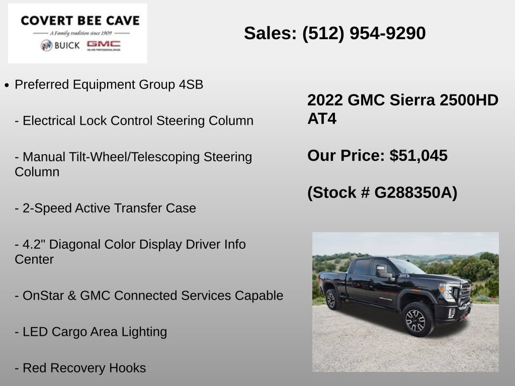 Used 2022 GMC Sierra 2500 AT4 w/ AT4 Premium Plus Package AWD/4WD image 24