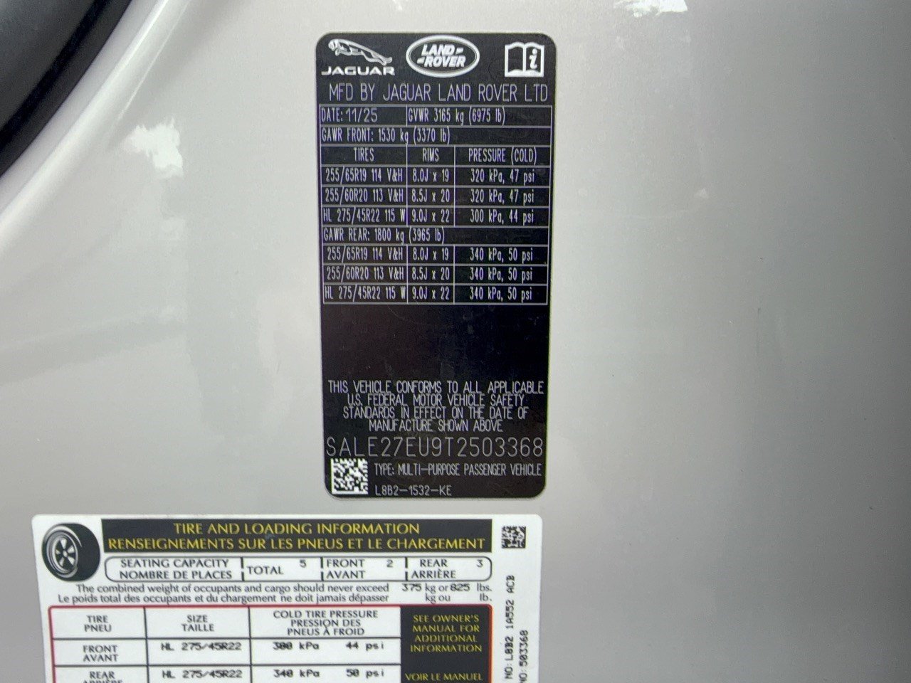 Certified 2026 Land Rover Defender 110 X-Dynamic SE AWD/4WD image 32