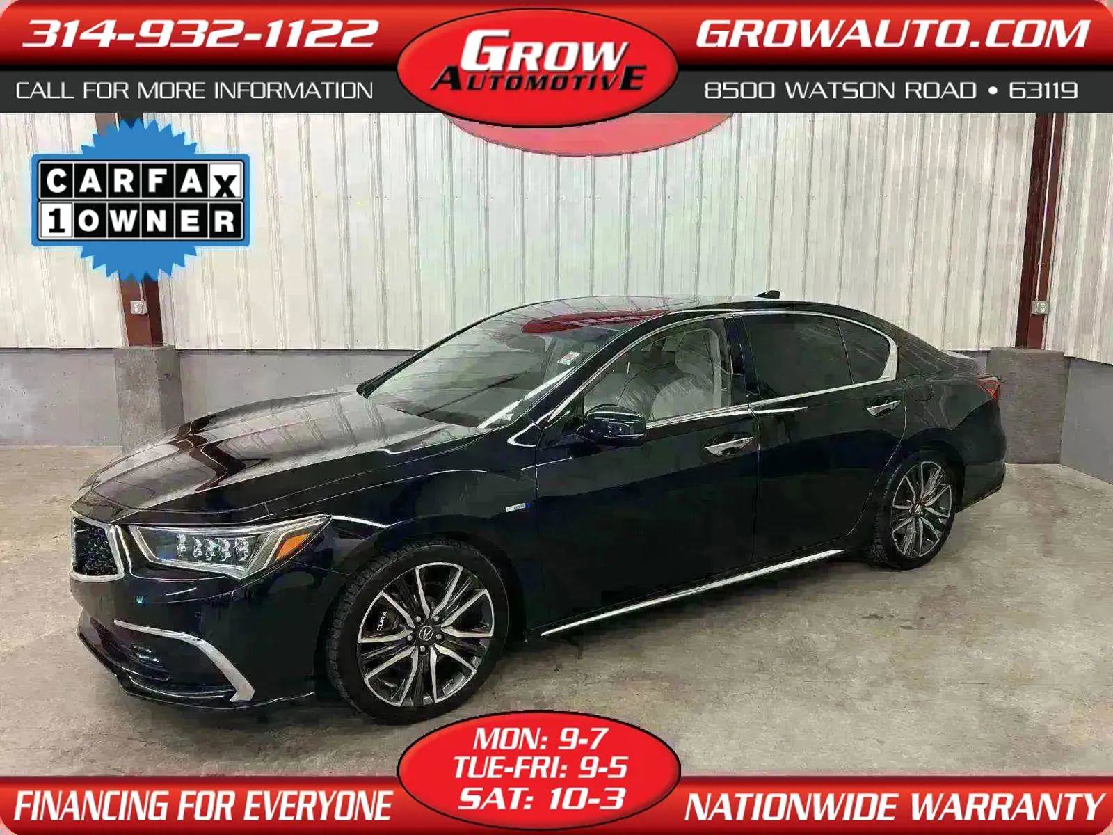 Used 2018 Acura RLX Sport Hybrid w/ Advance Pkg