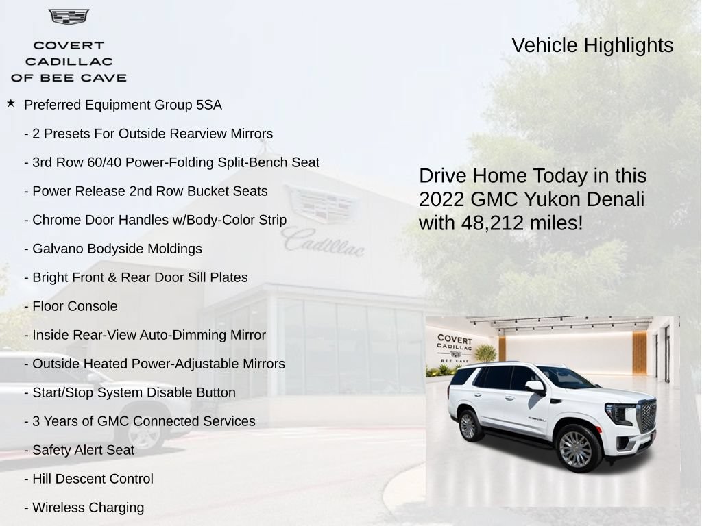 Used 2022 GMC Yukon Denali AWD/4WD image 6