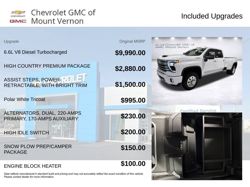 New 2026 Chevrolet Silverado 3500 High Country w/ High Country Premium Package AWD/4WD image 6