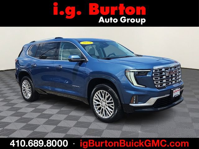 Certified 2024 GMC Acadia Denali w/ LPO, Floor Liner Package FWD image 1