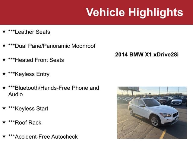 Used 2014 BMW X1 xDrive28i AWD/4WD image 2