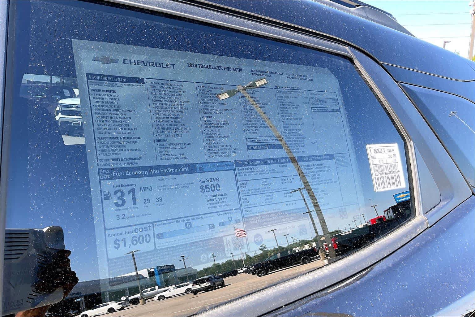 New 2026 Chevrolet TrailBlazer ACTIV w/ Convenience Package FWD image 23