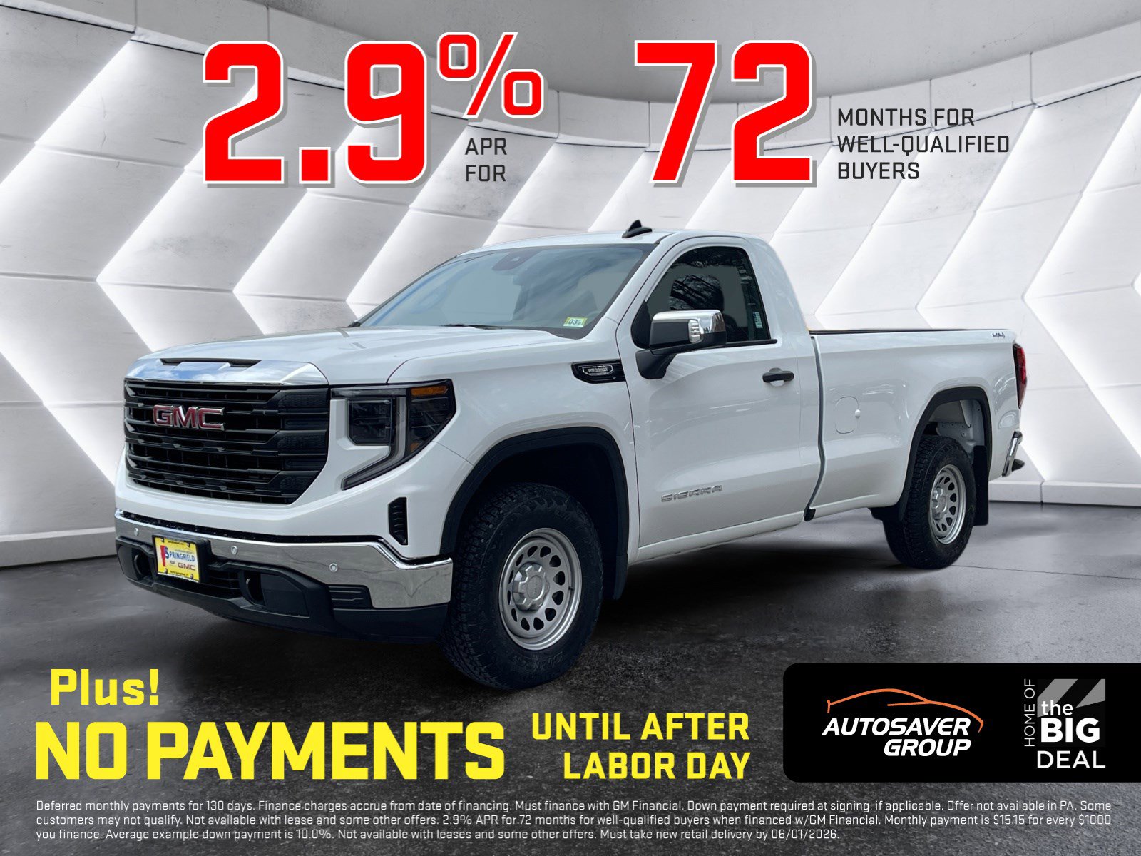 New 2026 GMC Sierra 1500 Pro w/ Pro Value Package