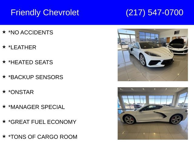 Certified 2021 Chevrolet Corvette Stingray Preferred Cpe w/ Z51 Performance Package RWD image 12