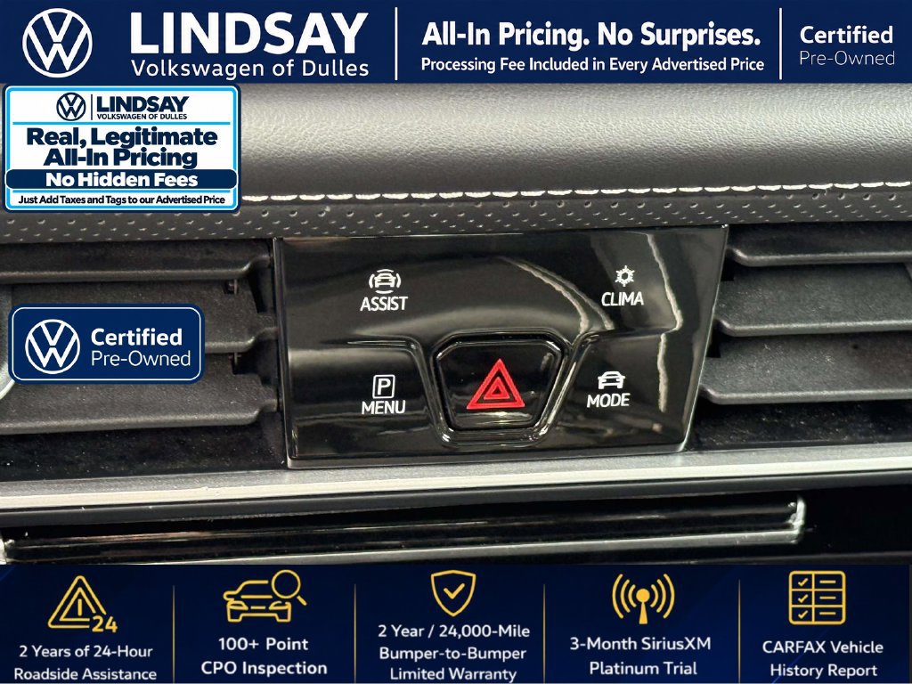 Certified 2024 Volkswagen Atlas SEL Premium R-Line AWD/4WD image 20