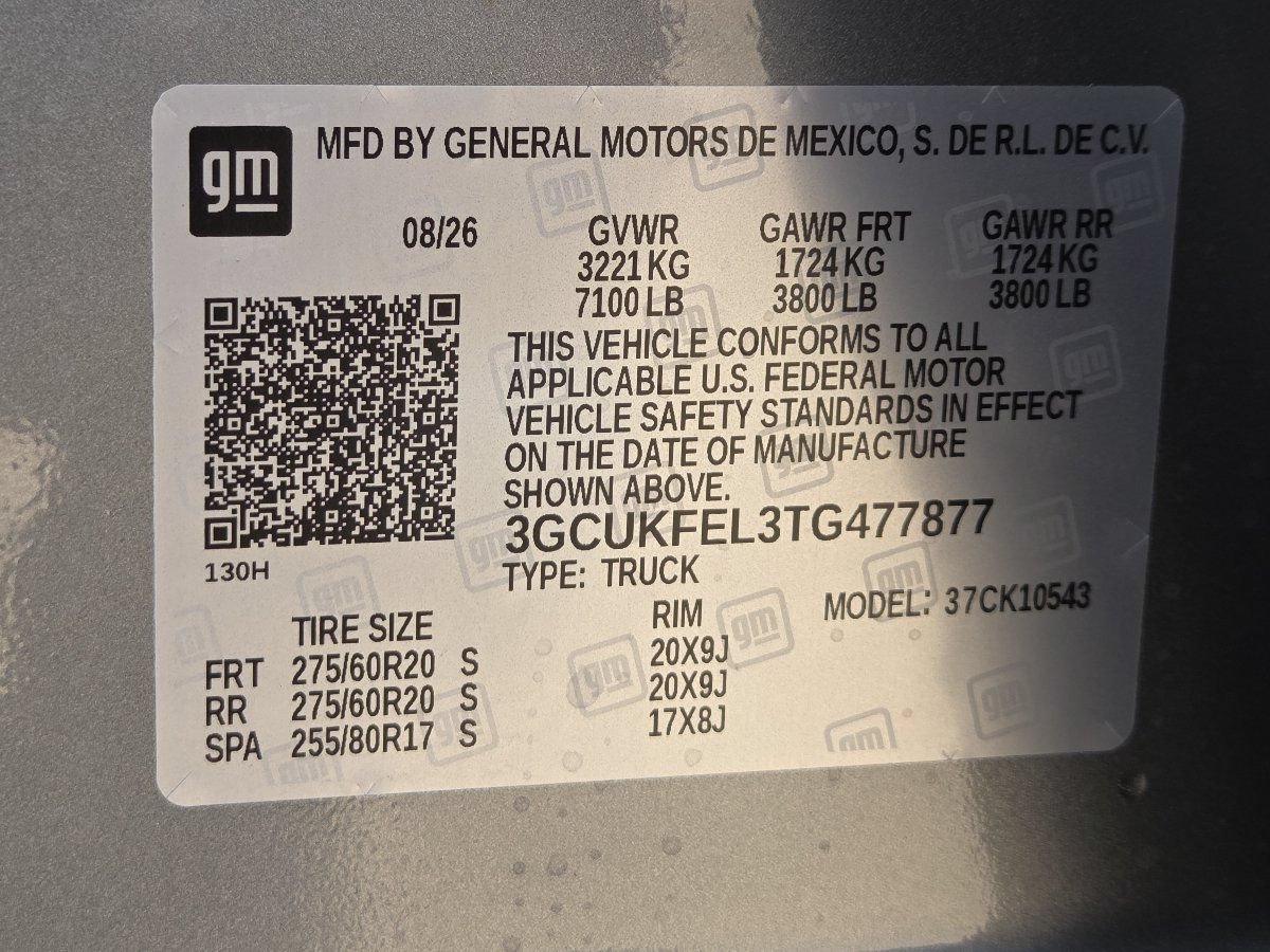 New 2026 Chevrolet Silverado 1500 LT Trail Boss w/ Protection Package AWD/4WD image 39