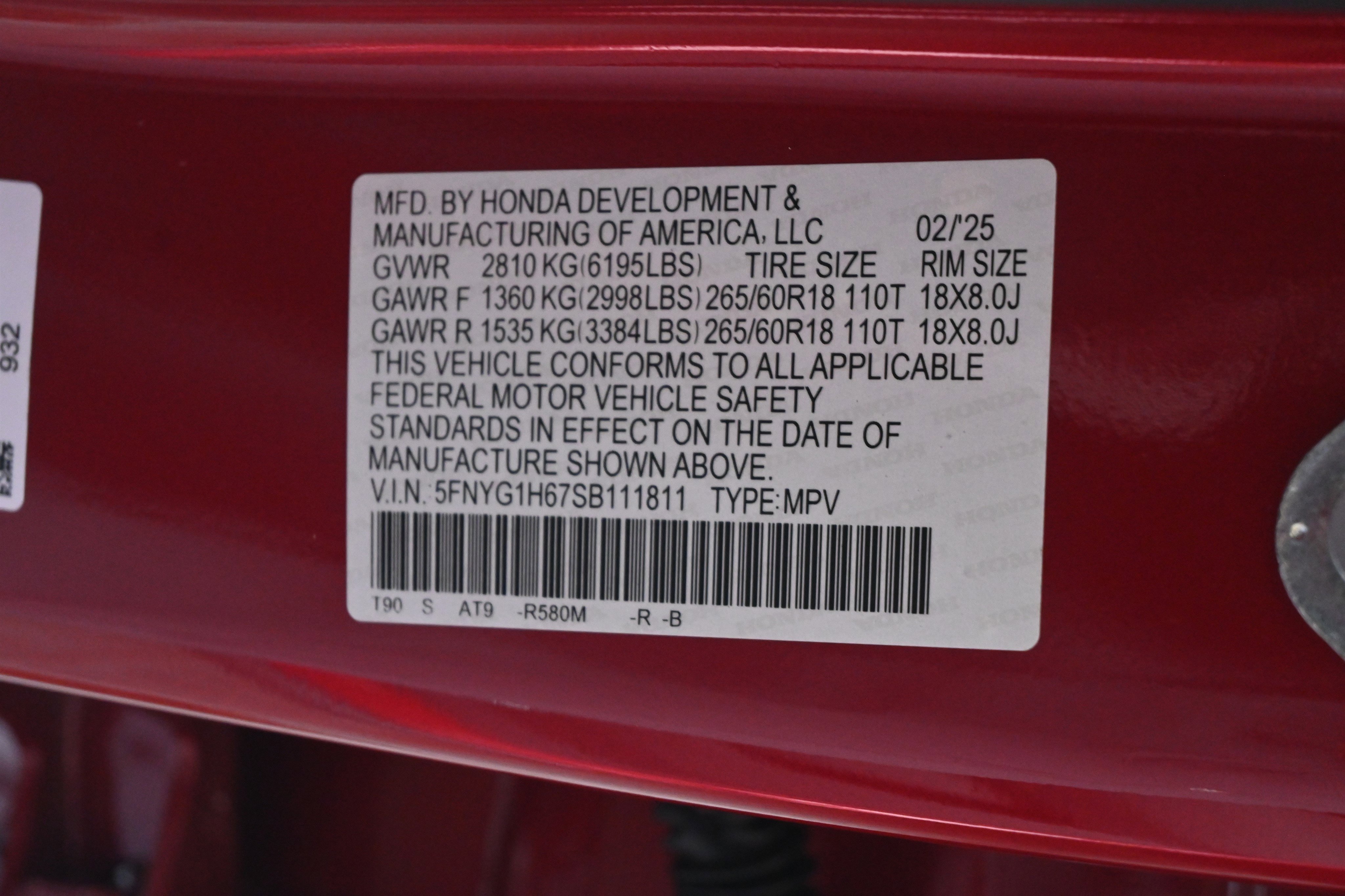 Used 2025 Honda Pilot TrailSport image 38