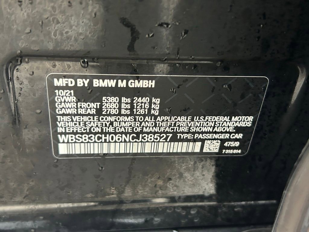 Used 2022 BMW M5 w/ Competition Package image 74