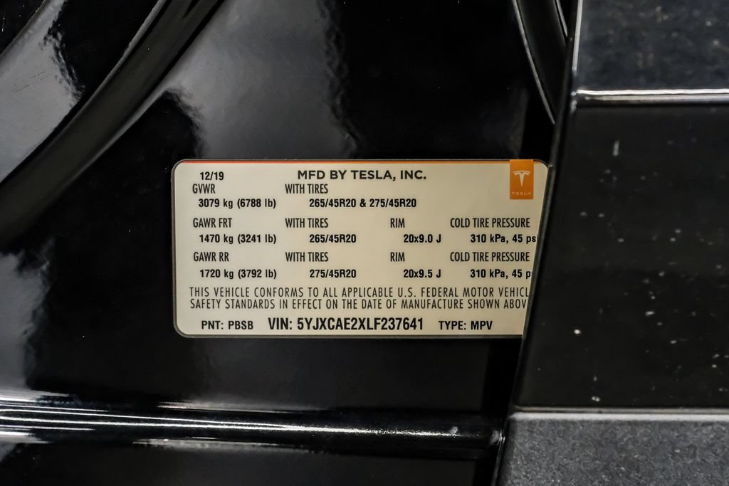 Used 2020 Tesla Model X Long Range AWD/4WD image 70