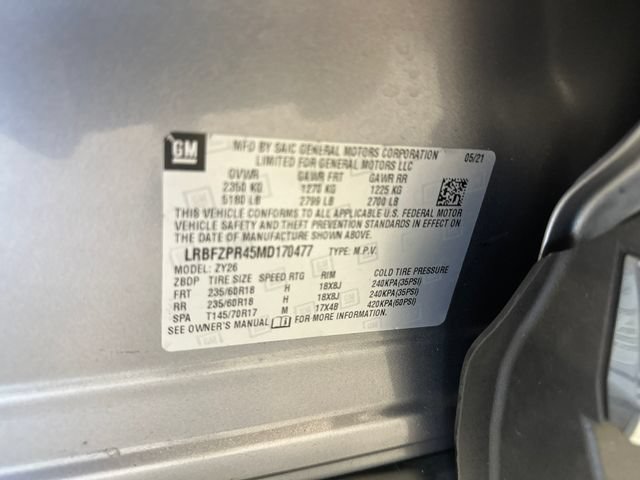 Certified 2021 Buick Envision Essence AWD/4WD image 36