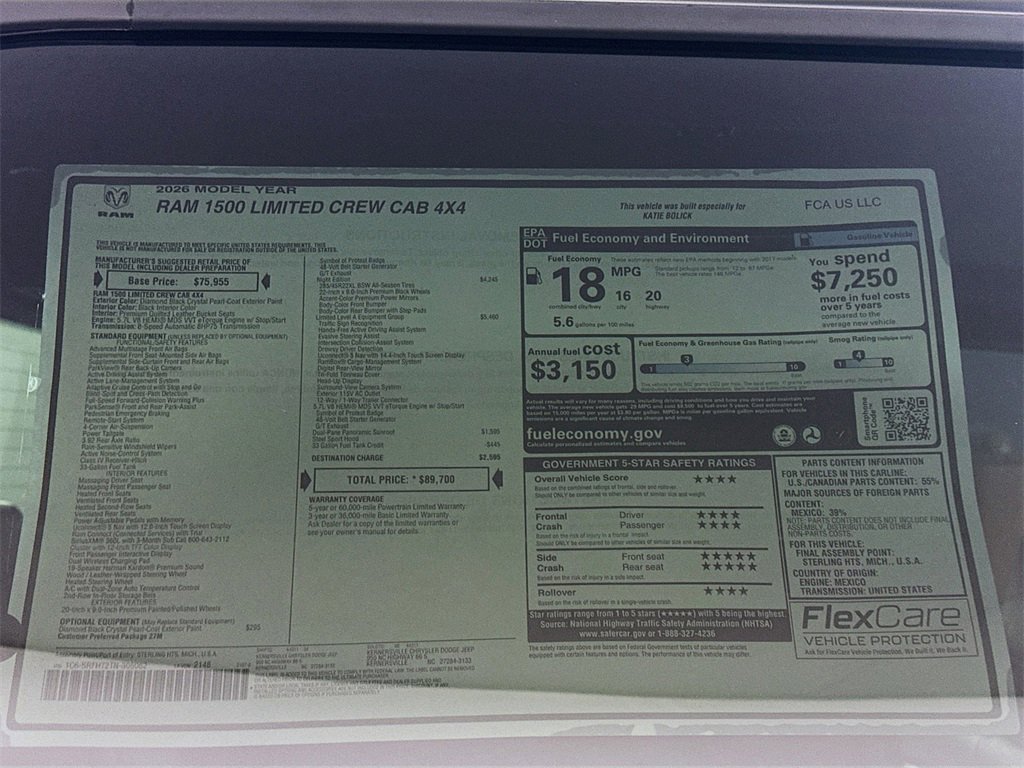 New 2026 RAM 1500 Limited image 21