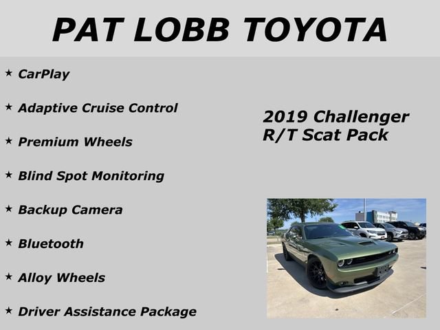 Used 2019 Dodge Challenger R/T Scat Pack w/ Dynamics Package RWD image 19