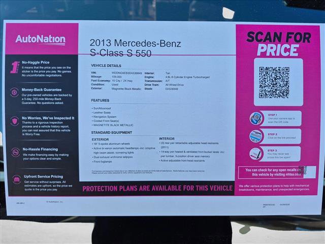 Used 2013 Mercedes-Benz S 550 4MATIC image 24