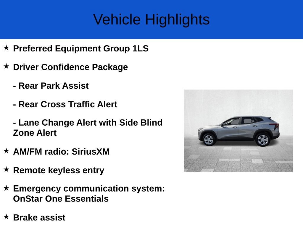 New 2026 Chevrolet Trax LS w/ Driver Confidence Package FWD image 2