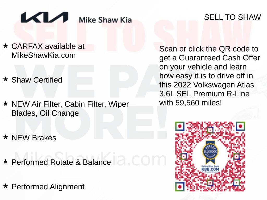 Used 2022 Volkswagen Atlas SEL Premium AWD/4WD image 12
