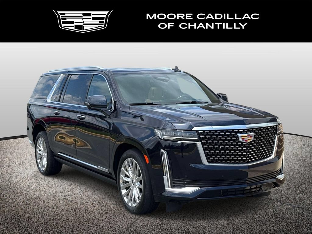 Used 2021 Cadillac Escalade ESV Premium Luxury w/ Driver Assist Tech Package AWD/4WD video 1