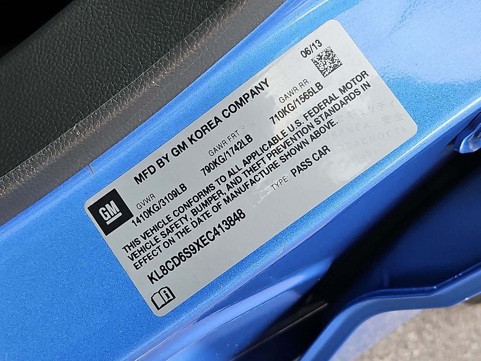 Certified 2014 Chevrolet Spark LT FWD image 35