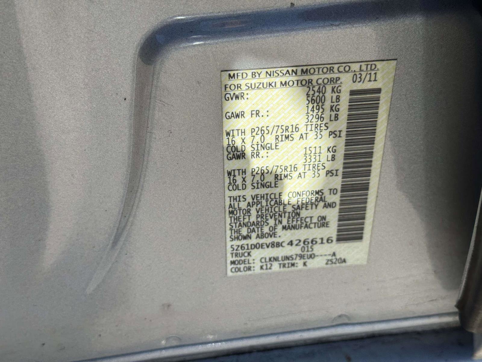 Used 2011 Suzuki Equator RMZ-4 image 15