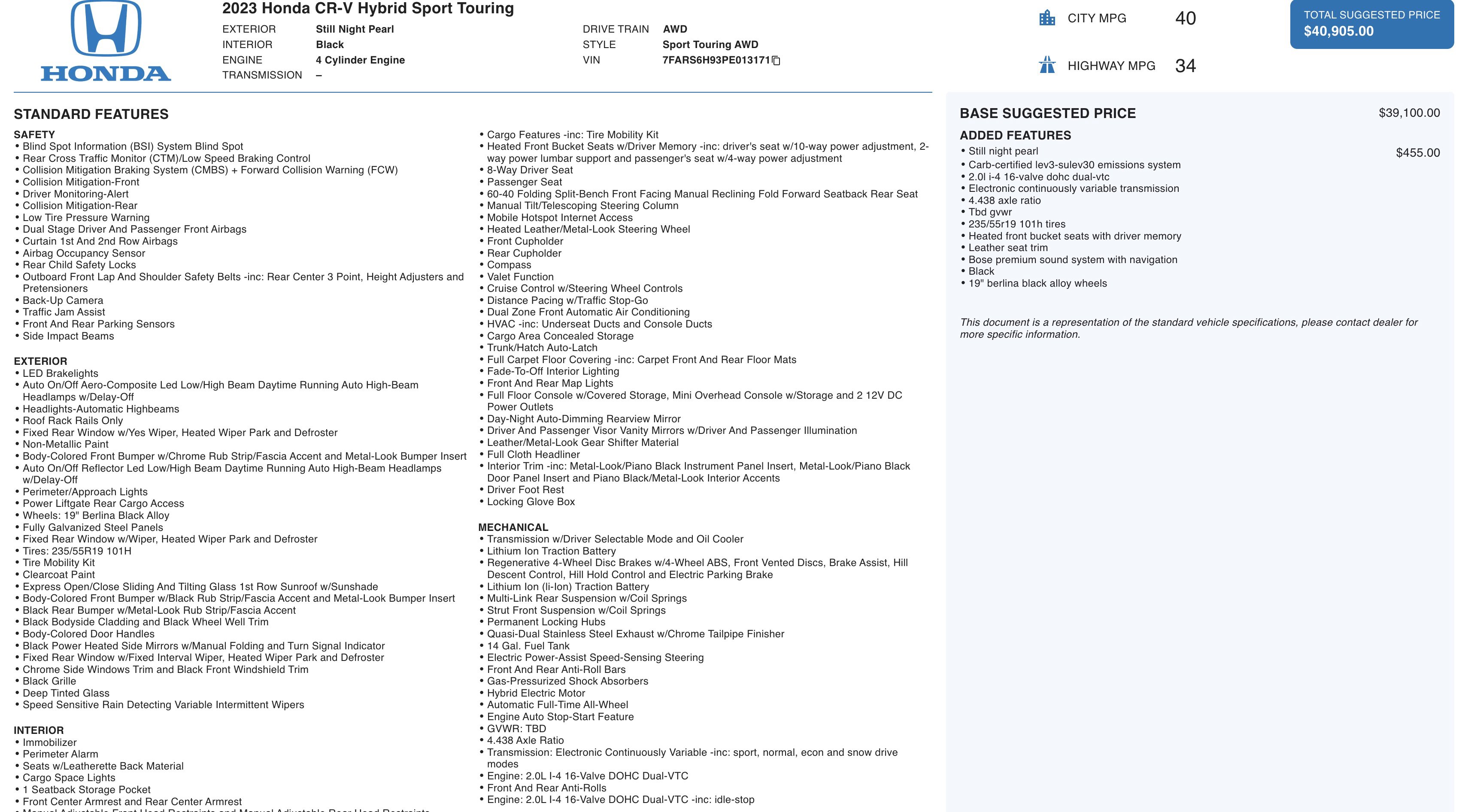 Used 2023 Honda CR-V Sport Touring image 5