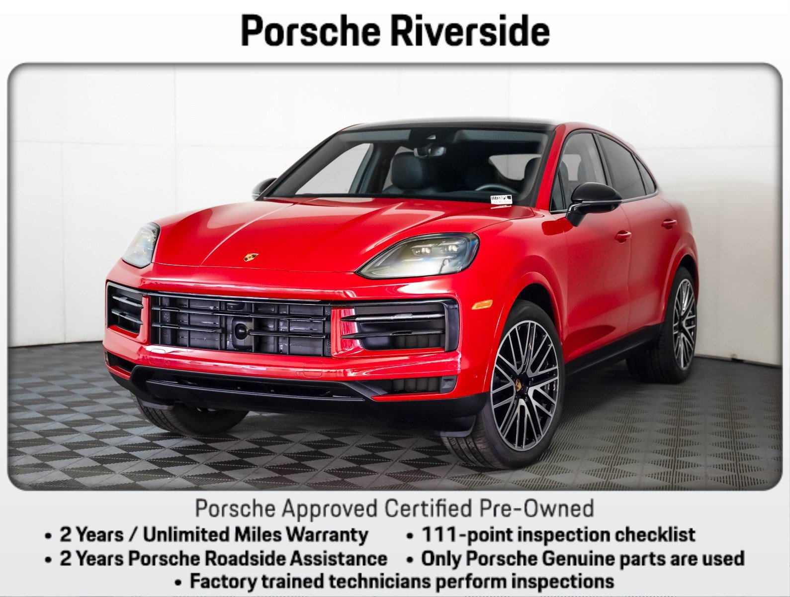 Certified 2025 Porsche Cayenne Coupe