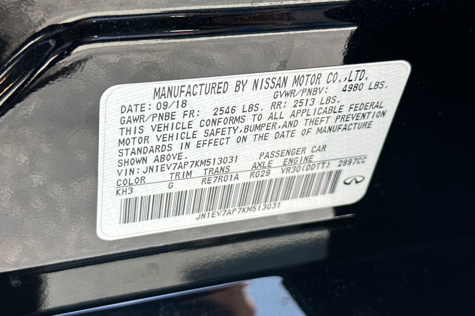 Used 2019 INFINITI Q50 Luxe RWD image 26