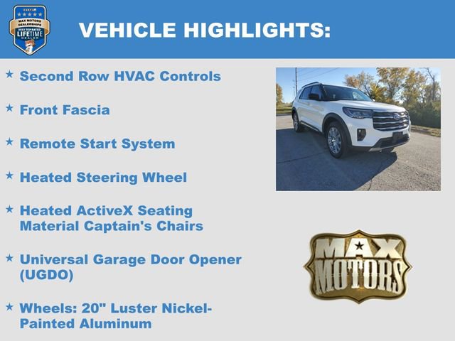New 2025 Ford Explorer Active w/ Active Comfort Package image 11