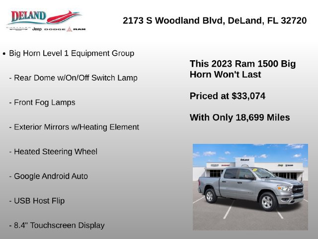 Used 2023 RAM 1500 Big Horn RWD image 22