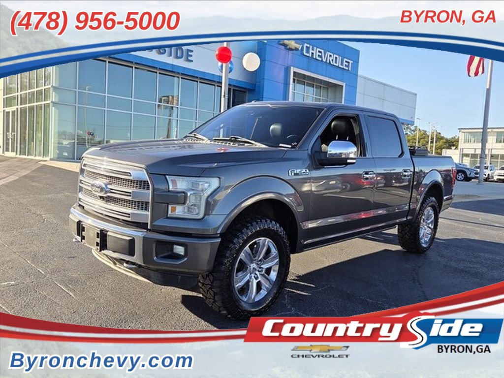 Used 2015 Ford F150 Platinum w/ Equipment Group 701A Luxury AWD/4WD image 1