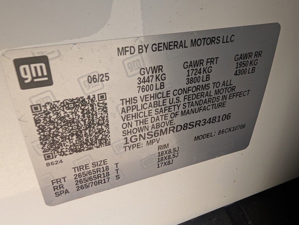 New 2025 Chevrolet Tahoe LS image 23