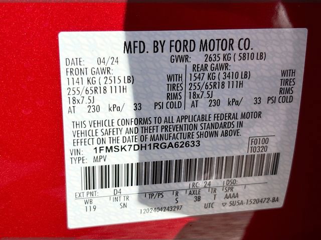 Used 2024 Ford Explorer XLT w/ Equipment Group 202A image 42