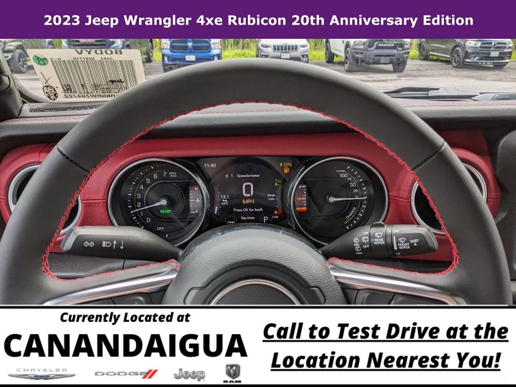 New 2023 Jeep Wrangler Unlimited Rubicon 4xe AWD/4WD image 21