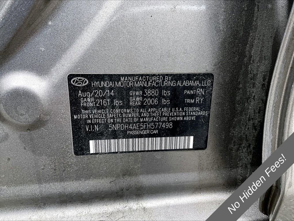 Used 2015 Hyundai Elantra SE w/ Option Group 03 FWD image 23