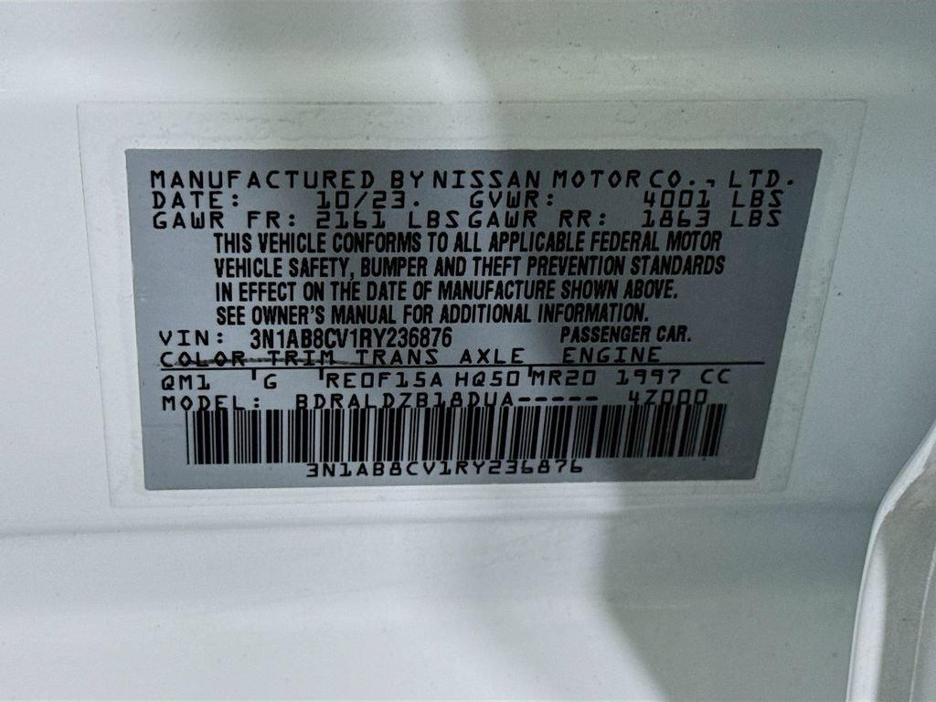 Certified 2024 Nissan Sentra SV FWD image 33