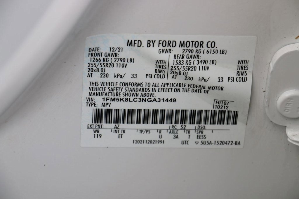 Used 2022 Ford Explorer King Ranch w/ Class IV Trailer Tow Package image 41