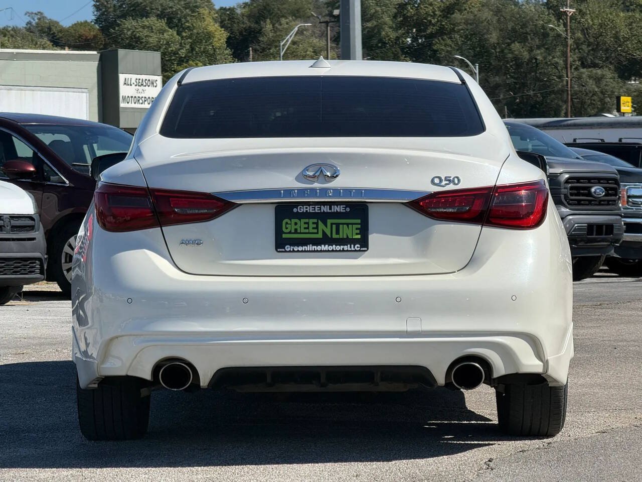 Used 2021 INFINITI Q50 Luxe w/ Seat & Sound Package AWD/4WD image 4