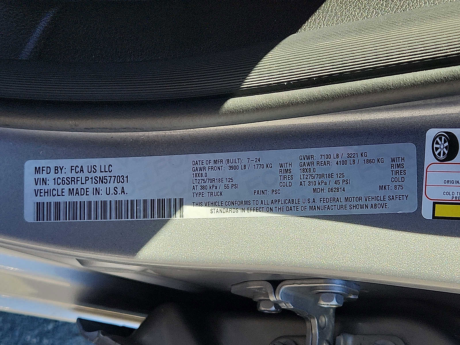 Certified 2025 RAM 1500 Rebel w/ Rebel Level 1 Equipment Group image 26