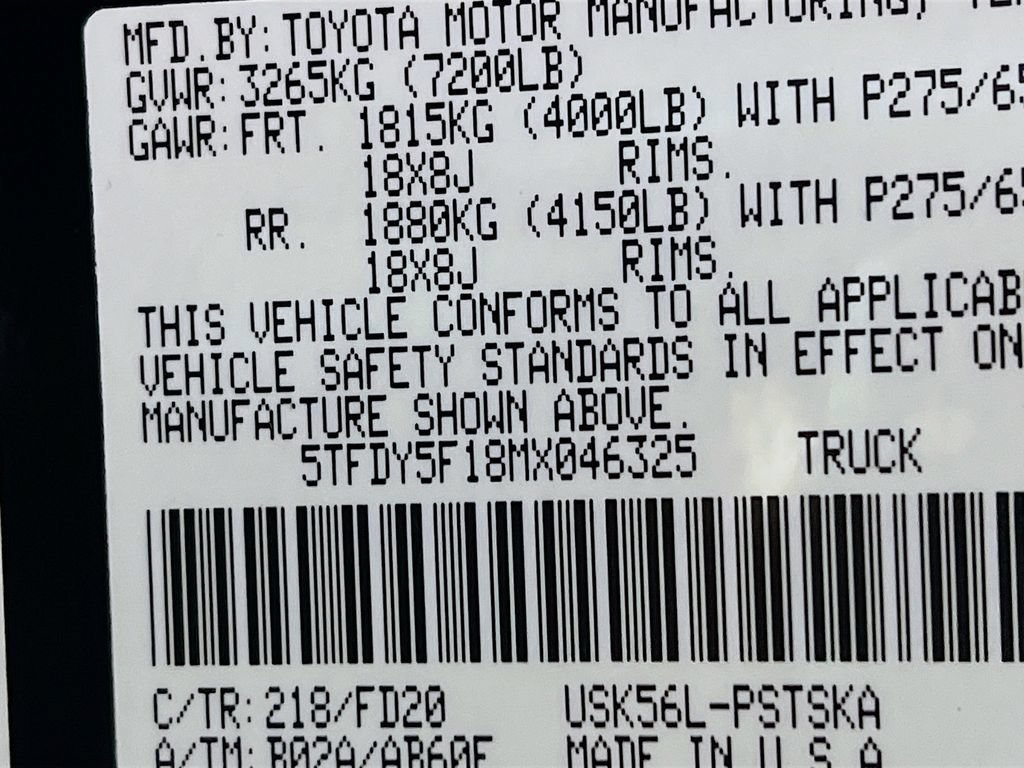 Certified 2021 Toyota Tundra SR5 w/ Trail Edition AWD/4WD image 28