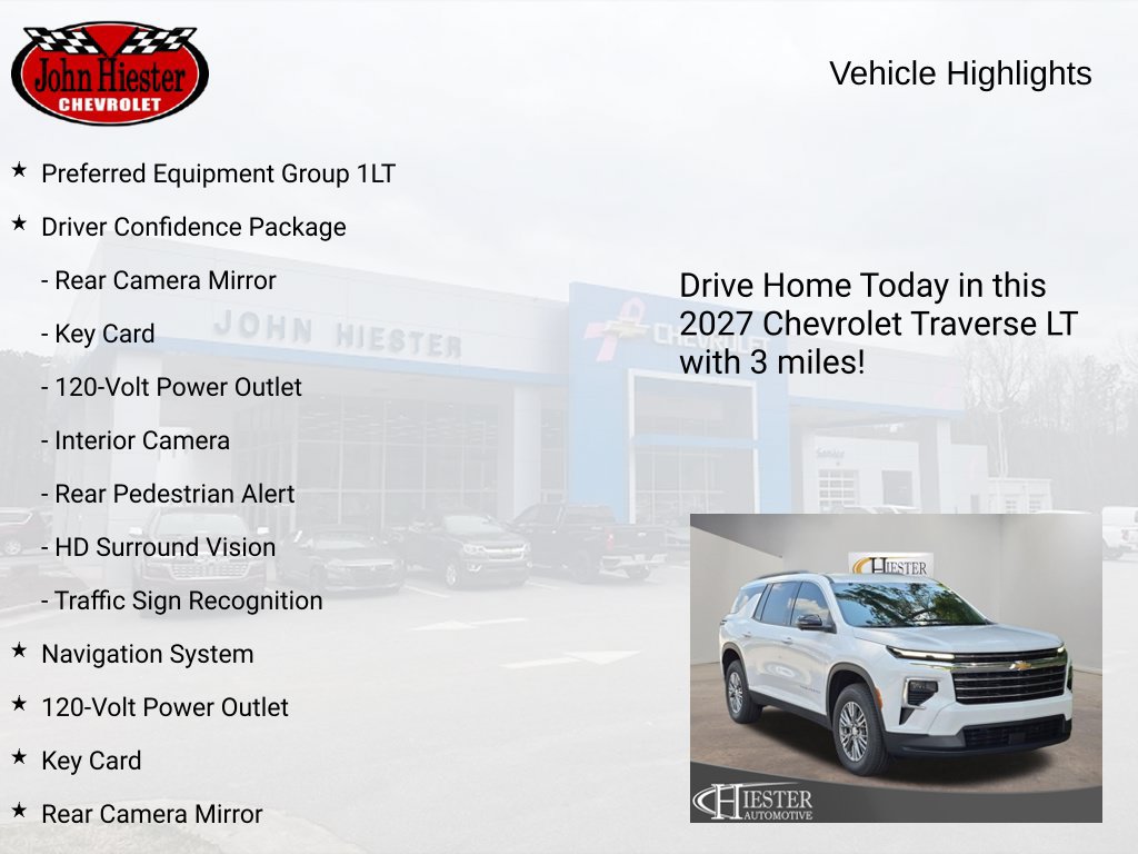 New 2027 Chevrolet Traverse LT FWD image 6