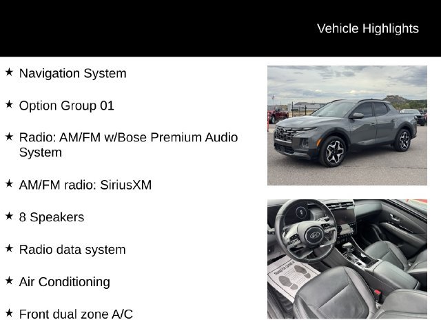 Used 2022 Hyundai Santa Cruz Limited AWD/4WD image 7