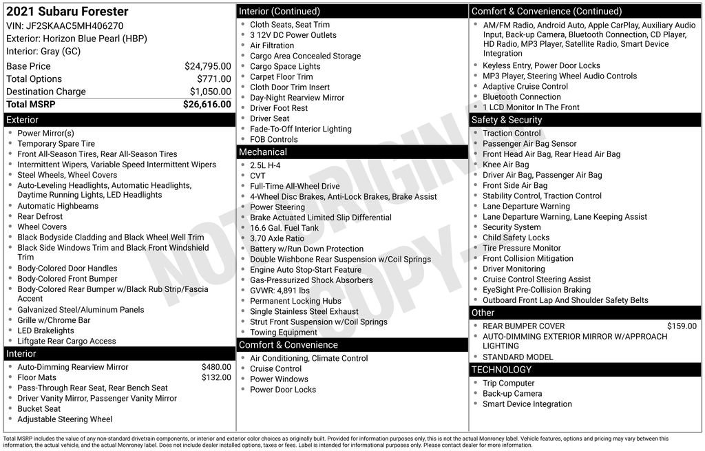 Used 2021 Subaru Forester image 4