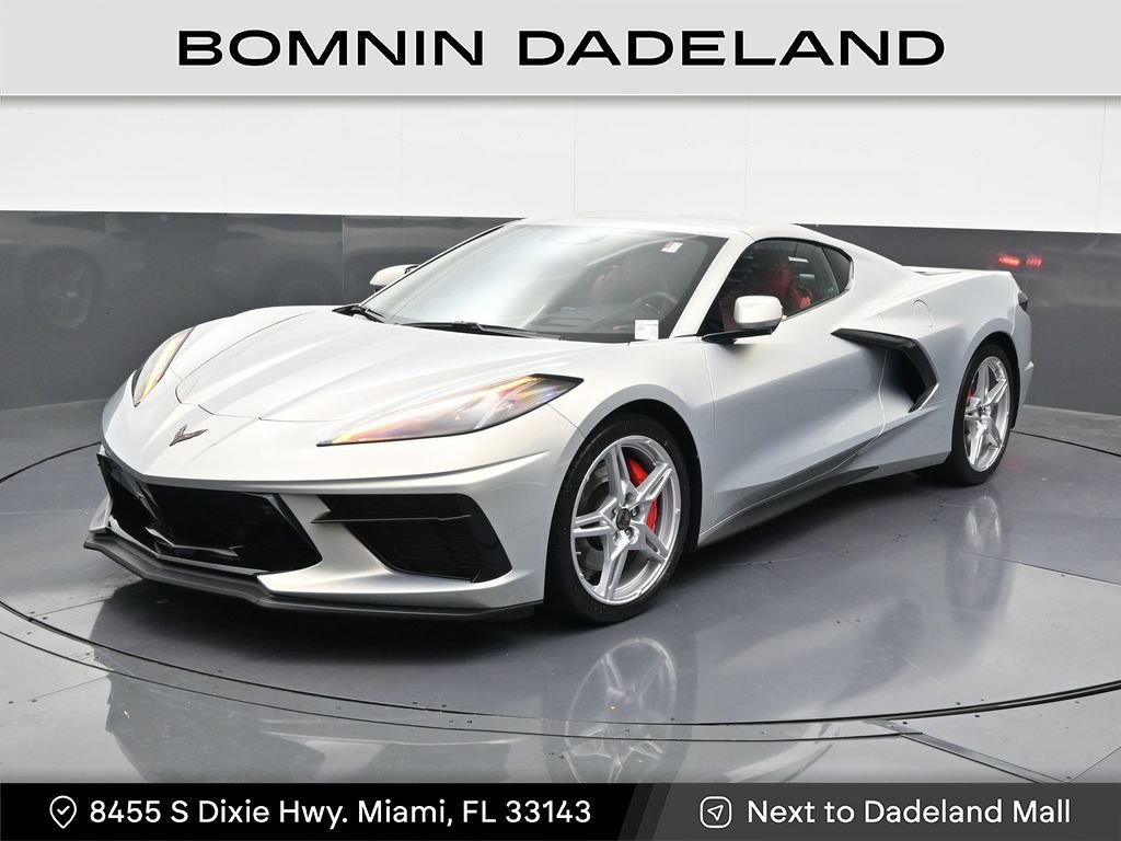 Used 2024 Chevrolet Corvette Stingray Preferred Cpe w/ Z51 Performance Package RWD image 1