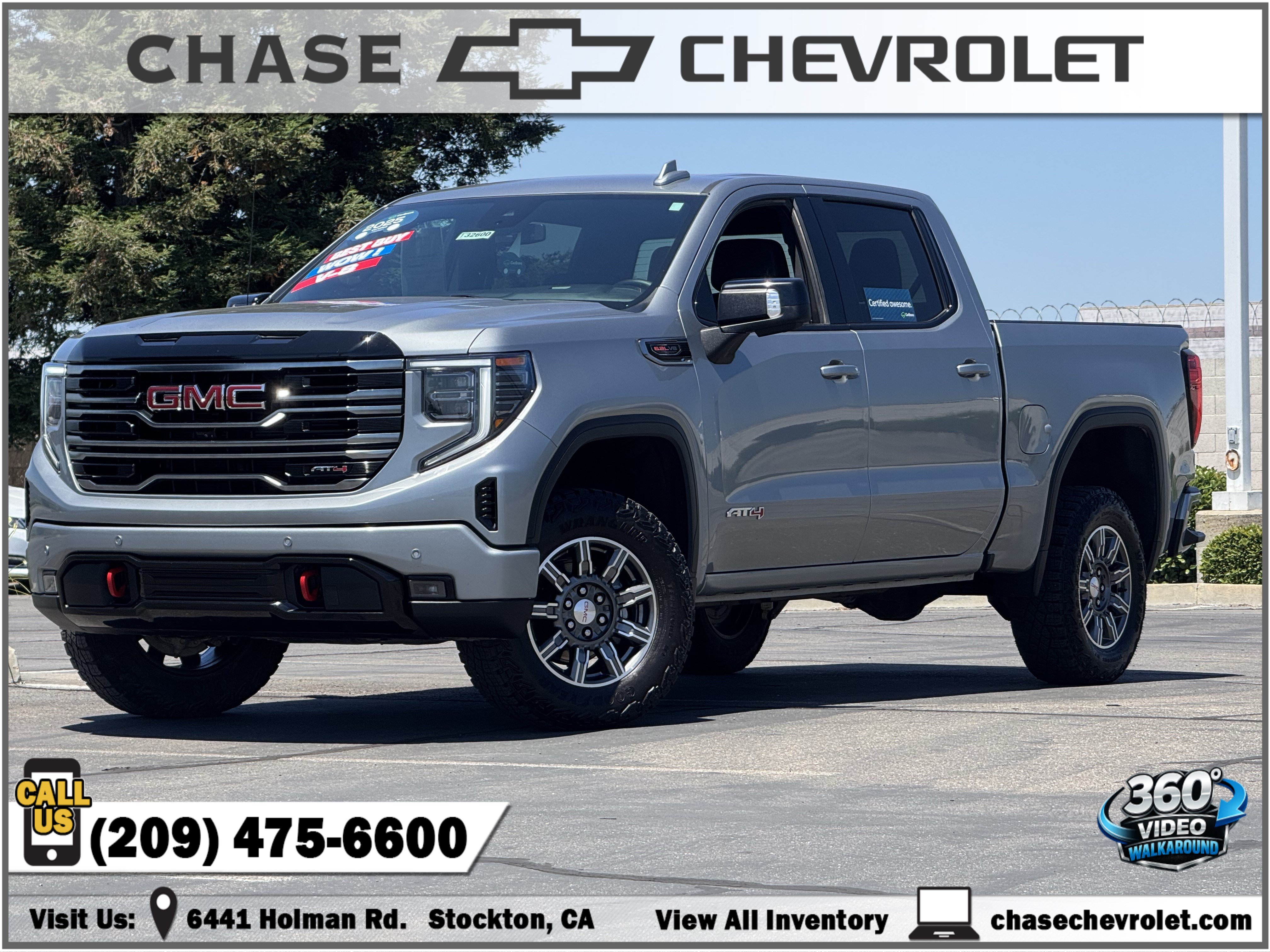 Certified 2025 GMC Sierra 1500 AT4