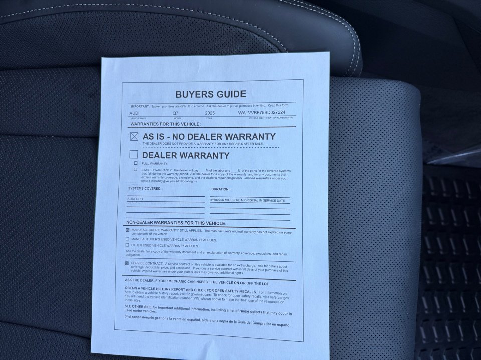 Used 2025 Audi Q7 3.0T Prestige image 33