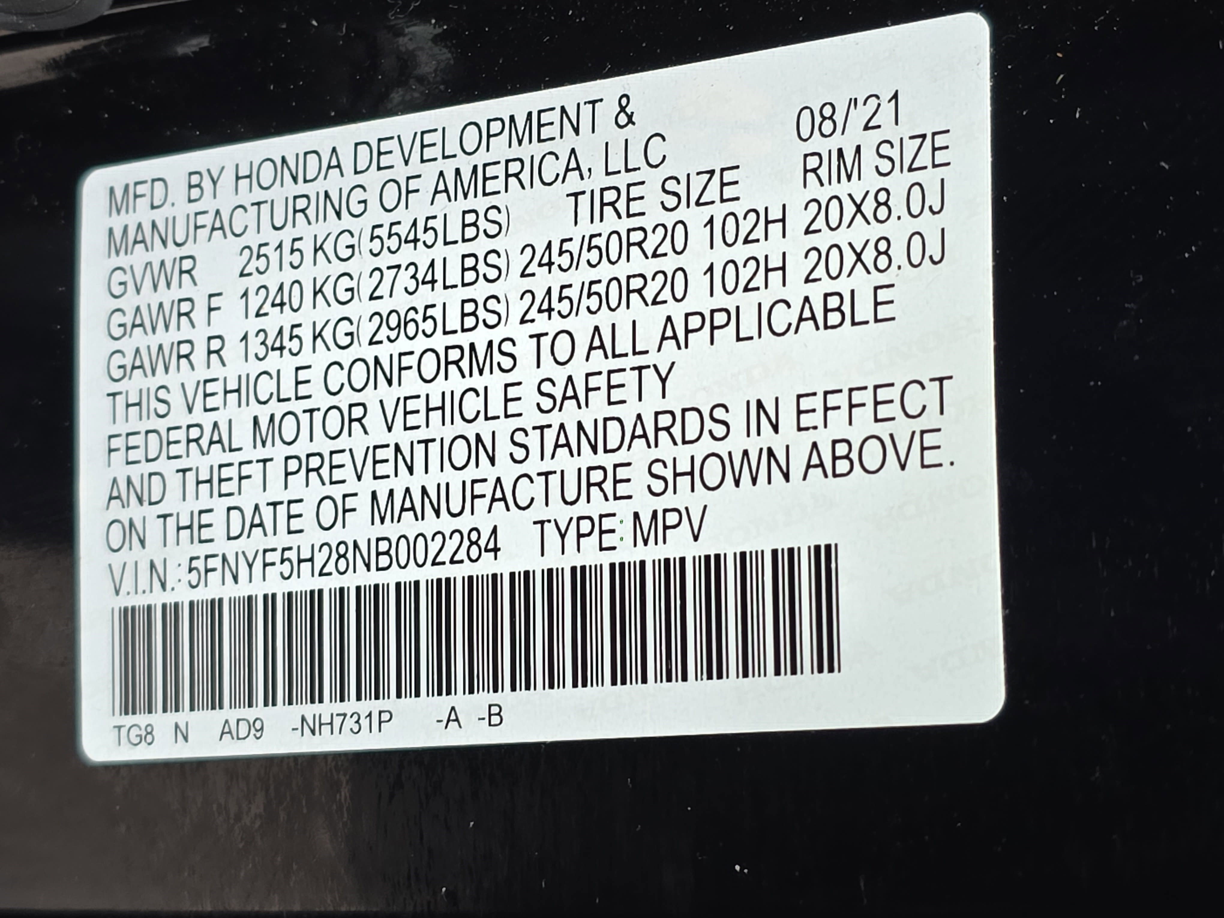 Used 2022 Honda Pilot Special Edition image 37