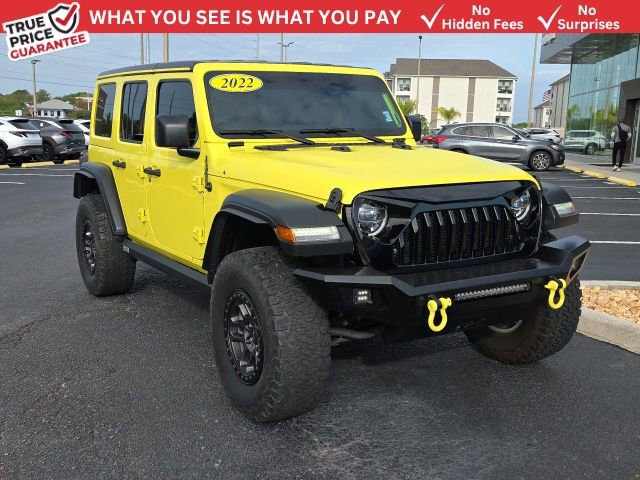Used 2022 Jeep Wrangler Unlimited Sport w/ Xtreme Recon 35" Tire Package AWD/4WD image 1