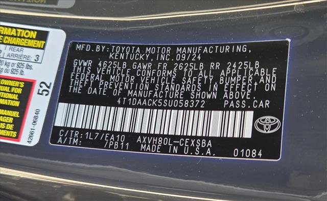 Certified 2025 Toyota Camry SE FWD image 23